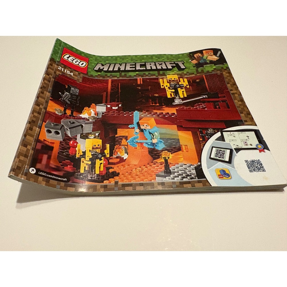 LEGO‎ Minecraft The Nether Set 21154 Instruction Booklet Manuel Only